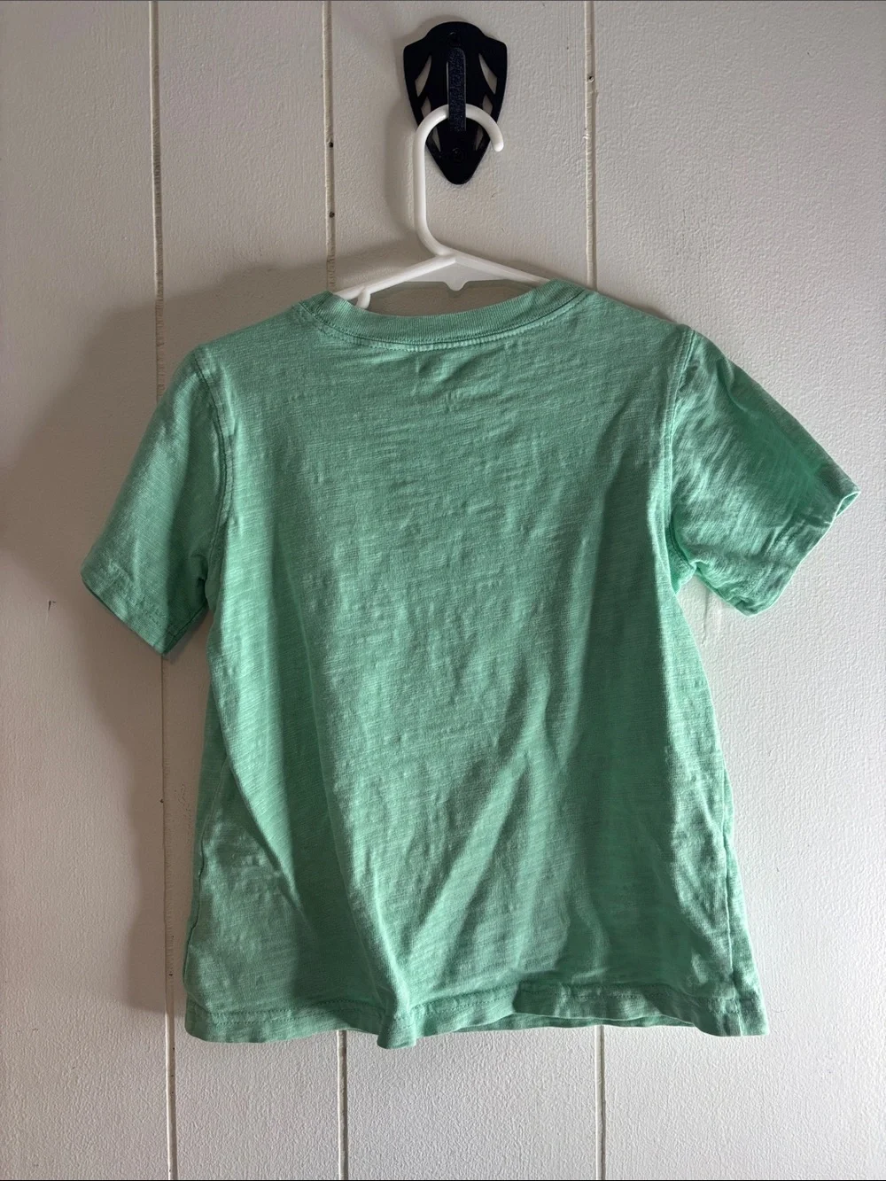470 - Carter's Mint Green Short Sleeve Tee with Bold White & Navy Lettering